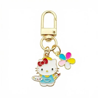 Rantai Kunci Logam Hello Kitty
